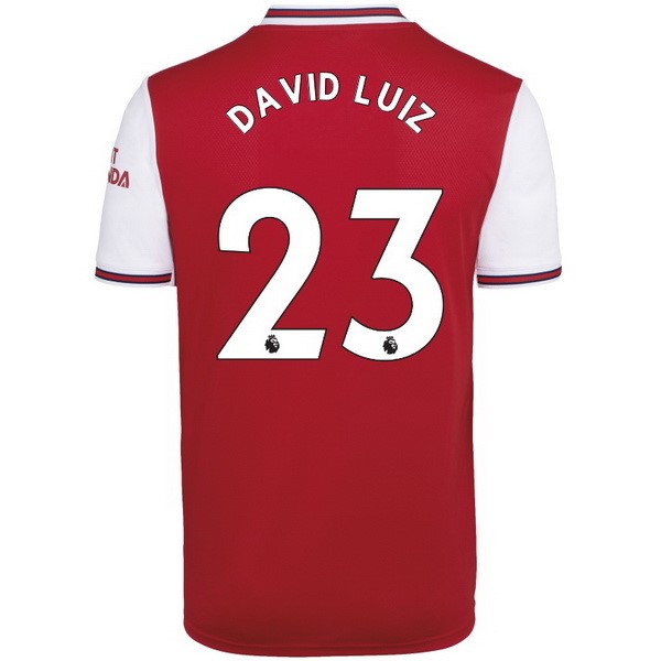 Camiseta Arsenal NO.23 David Luiz 1ª Kit 2019 2020 Rojo